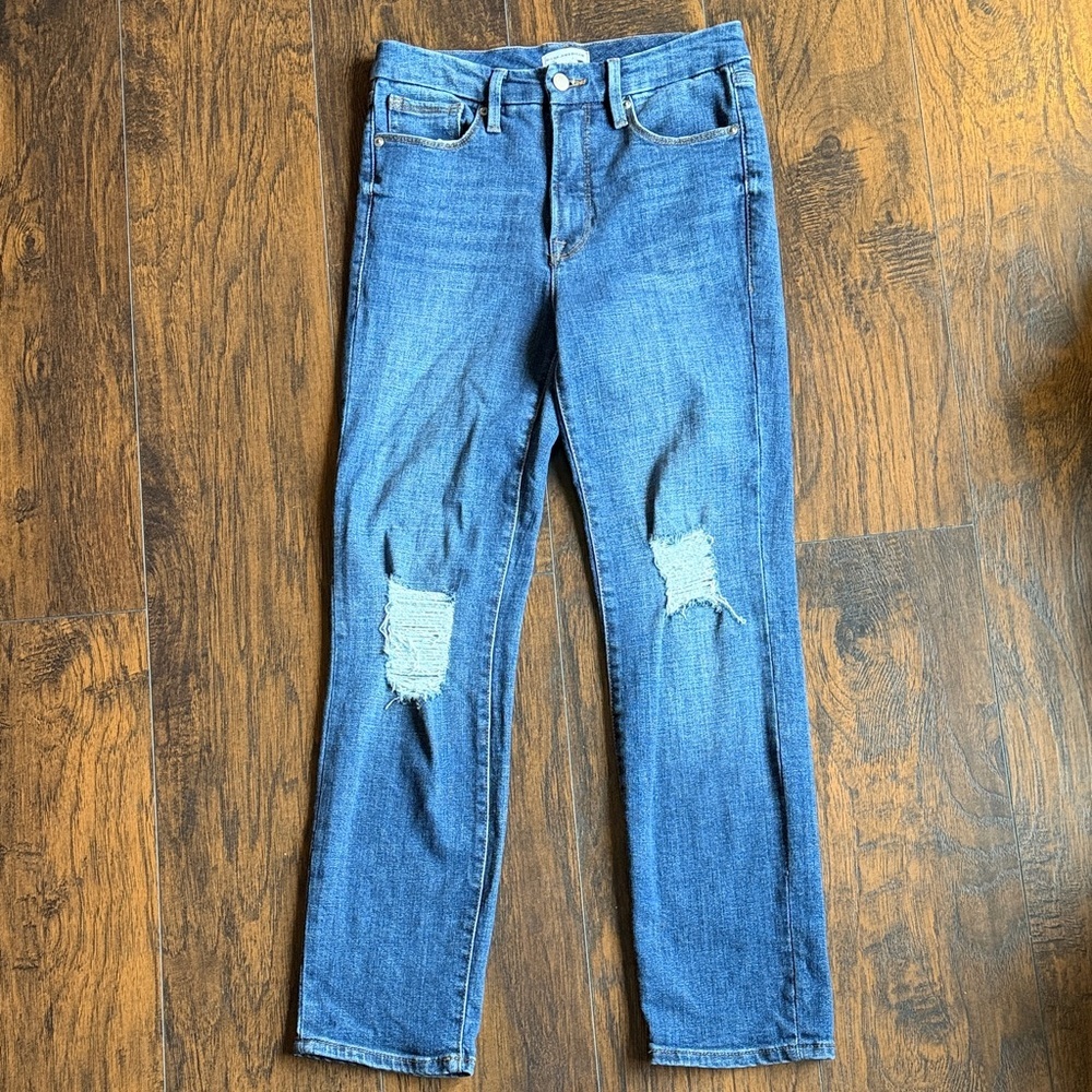 Good American Classic Blue Denim Jeans size 6/28 (T6)